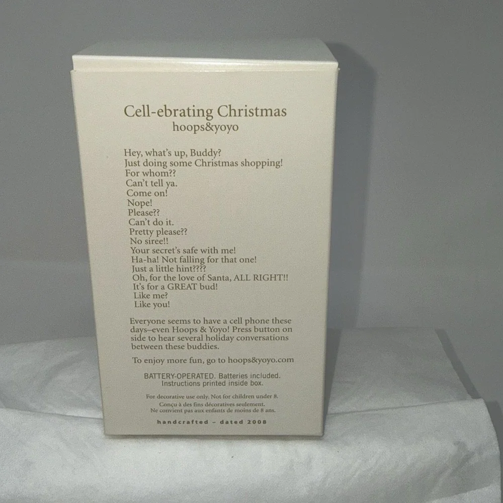 Hallmark Keepsake Ornament Hoops & Yoyo - Celebrating Christmas NIB 2009